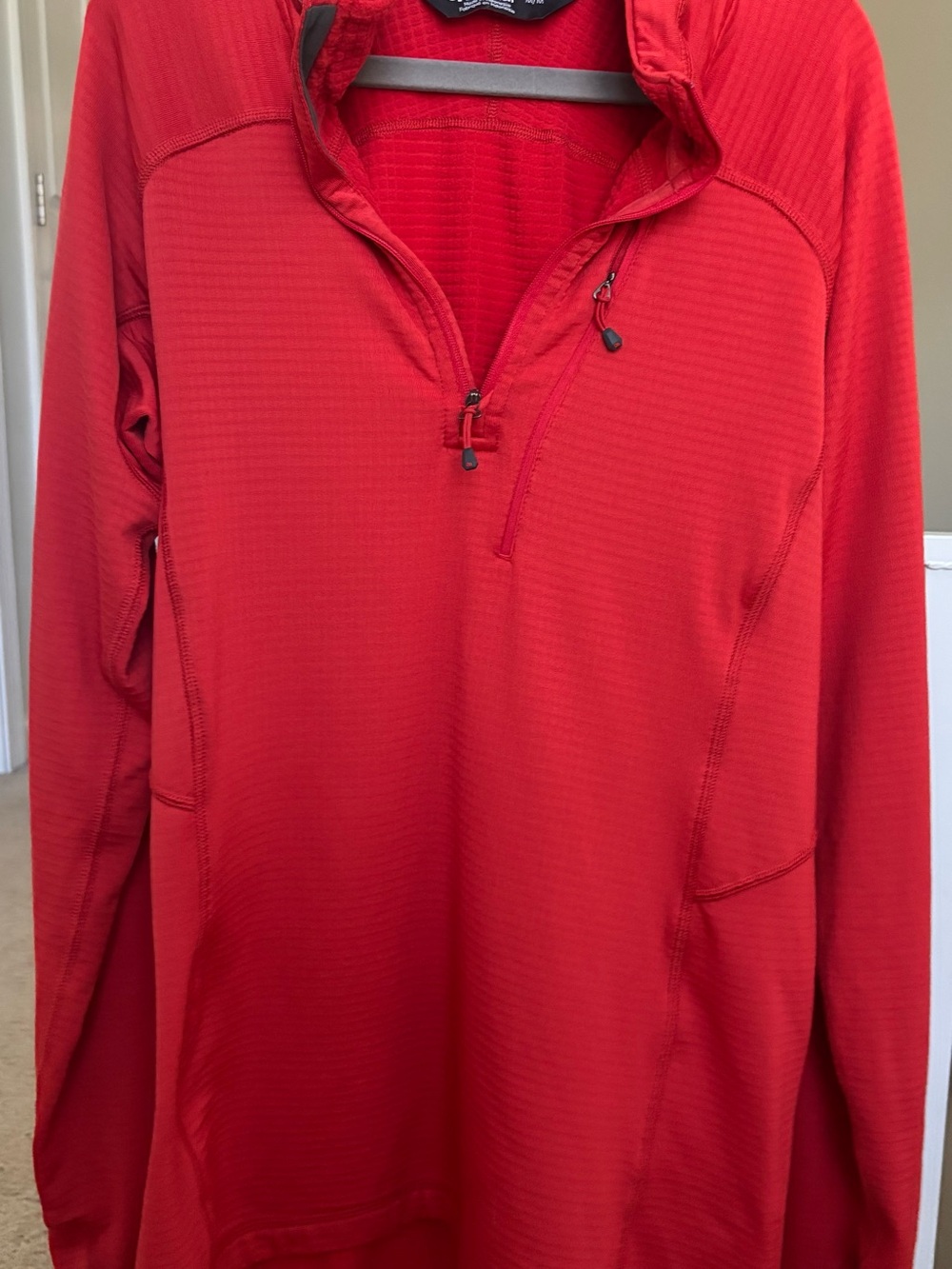 Outdoor Research Red Half-Zip Performance Jacket